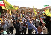 راهپیمائی در محکومیت حملات رژیم صهیونیستی به لبنان و غزه - یزد