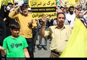 راهپیمائی در محکومیت حملات رژیم صهیونیستی به لبنان و غزه - یزد