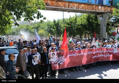 راهپیمایی ضد صهیونیستی مردم بجنورد برگزار شد