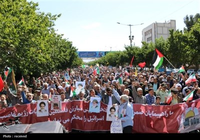 راهپیمایی ضد صهیونیستی مردم بجنورد برگزار شد