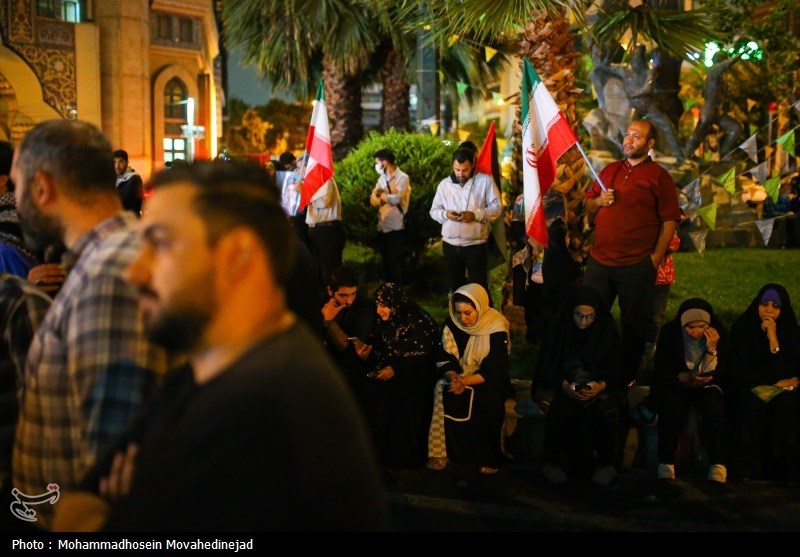 اجتماع ضد صهیونیستی در میدان فلسطین تهران- عکس خبری تسنیم