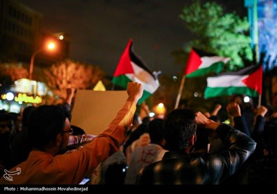 اجتماع ضد صهیونیستی در میدان فلسطین تهران