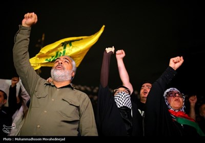 اجتماع ضد صهیونیستی در میدان فلسطین تهران