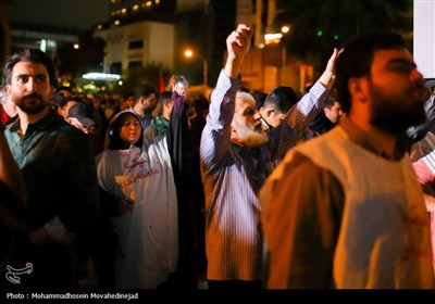 اجتماع ضد صهیونیستی در میدان فلسطین تهران