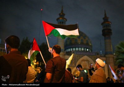 اجتماع ضد صهیونیستی در میدان فلسطین تهران
