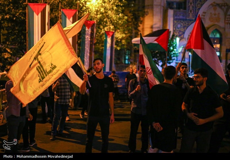 اجتماع ضد صهیونیستی در میدان فلسطین تهران- عکس خبری تسنیم
