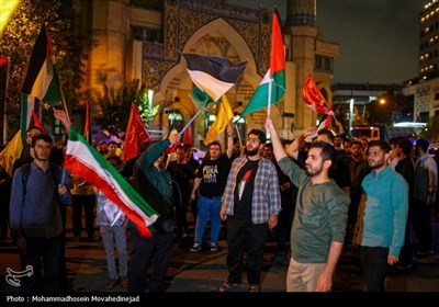 اجتماع ضد صهیونیستی در میدان فلسطین تهران- عکس خبری تسنیم