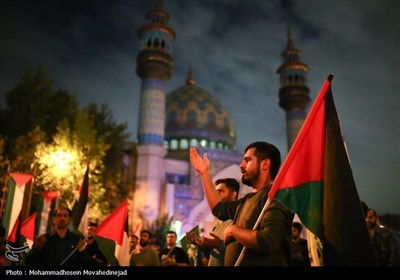 اجتماع ضد صهیونیستی در میدان فلسطین تهران
