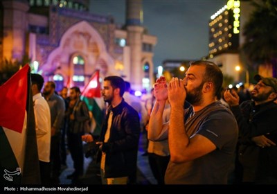 اجتماع ضد صهیونیستی در میدان فلسطین تهران