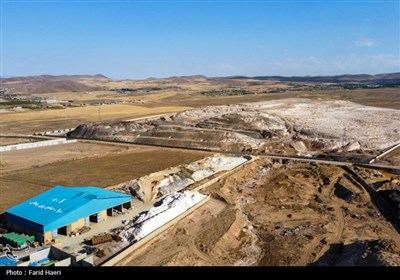 تصاویر هوایی از شهرک صنعتی روی زنجان و محل انباشت 10‌میلیون تن پسماند