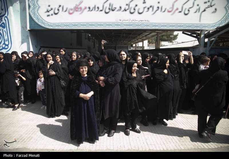 تشییع پیکر شهید مدافع امنیت در کرمانشاه- عکس خبری تسنیم