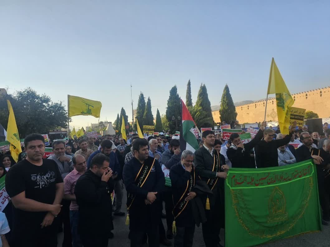 شيراز،شهادت،لبنان،رژيم،دست،تجمع،محكوميت،صهيونيستي،جبهه،مقاوم ...