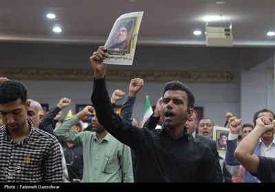 قیام هرمزگانی ها در محکومیت ترور شهید سیدحسن نصرالله