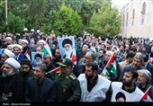 تجمع مردم اردبیل در محکومیت ترور سید حسن نصرالله 