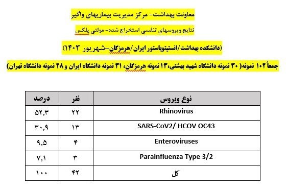 سرماخوردگی و کرونا 2 ویروس شایع تنفسی در کشور 2