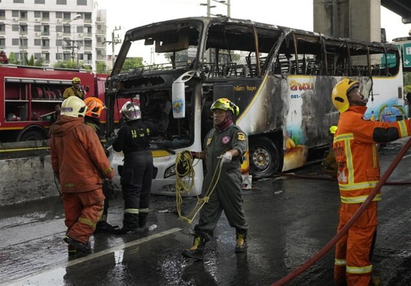 School Bus Catches Fire outside Bangkok, 25 on Board Are Feared Dead, Officials Say