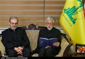 مراسم عرض تسلیت در دفتر حزب الله لبنان - تهران