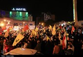 شادی مردم از حمله موشکی به رژیم صهیونیستی - زنجان