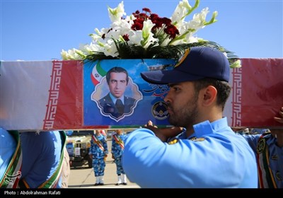 استقبال از پیکر شهید محمد خاکی زاده در پایگاه نوژه همدان