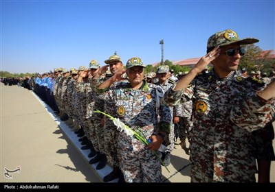 استقبال از پیکر شهید محمد خاکی زاده در پایگاه نوژه همدان