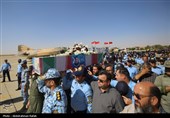 استقبال از پیکر شهید محمد خاکی زاده در پایگاه نوژه همدان