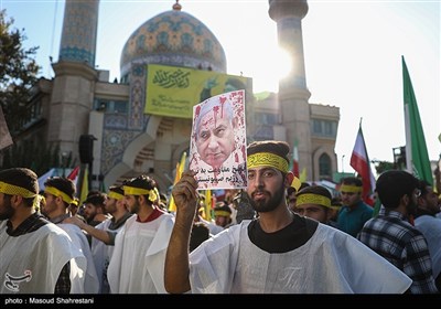 راهپیمایی دانشجویی در حمایت از رزمندگان مقاومت و عملیات وعده صادق 2