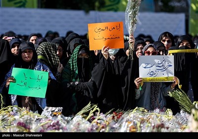 راهپیمایی دانشجویی در حمایت از رزمندگان مقاومت و عملیات وعده صادق 2