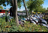 Tehran’s Musalla Swarms with People Attending Friday Prayer