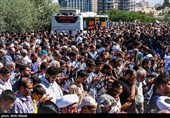Tehran’s Musalla Swarms with People Attending Friday Prayer