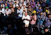 Tehran’s Musalla Swarms with People Attending Friday Prayer