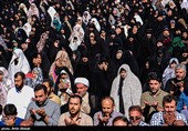 Tehran’s Musalla Swarms with People Attending Friday Prayer