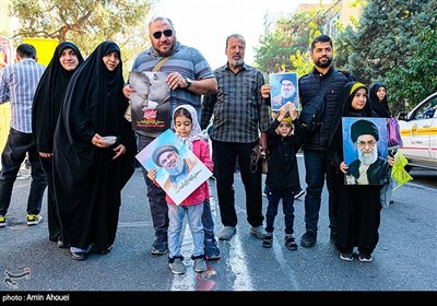 درحاشیه نماز جمعه تهران به امامت مقام معظم رهبری