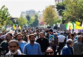 Tehran’s Musalla Swarms with People Attending Friday Prayer