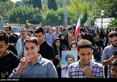 درحاشیه نماز جمعه تهران به امامت مقام معظم رهبری