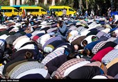 Tehran’s Musalla Swarms with People Attending Friday Prayer