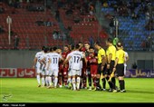 دیدار تیم های فوتبال نساجی مازندران و ملوان بندر انزلی