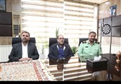 دیدار استاندار زنجان با رئیس پلیس استان به مناسبت هفته فراجا