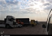 توقیف کامیونت با 24 میلیون تومان خلافی در غرب تهران