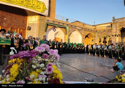 آیین جشن و سرور سالروز ولادت حضرت عبدالعظیم (ع) برگزار شد