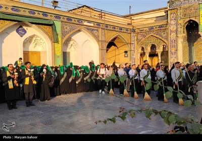 آیین جشن و سرور سالروز ولادت حضرت عبدالعظیم (ع) برگزار شد