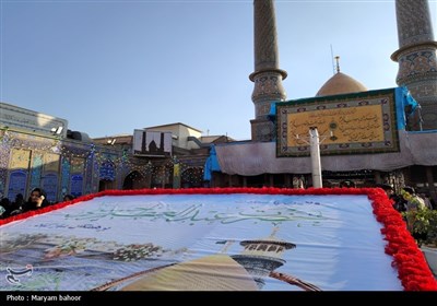 آیین جشن و سرور سالروز ولادت حضرت عبدالعظیم (ع) برگزار شد