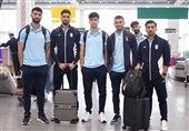 Iran Football Delegation Arrives in Tashkent