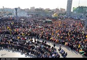 Funeral of IRGC General Martyred in Beirut Held in Tehran