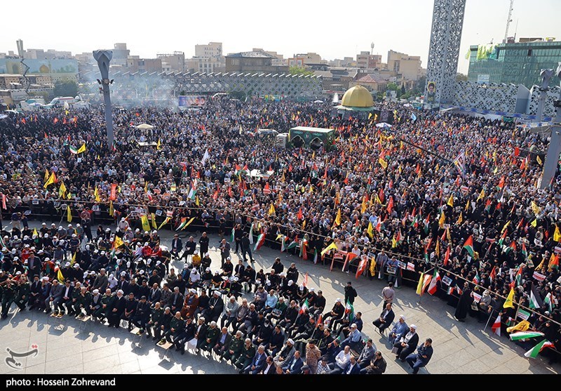 Funeral of IRGC General Martyred in Beirut Held in Tehran