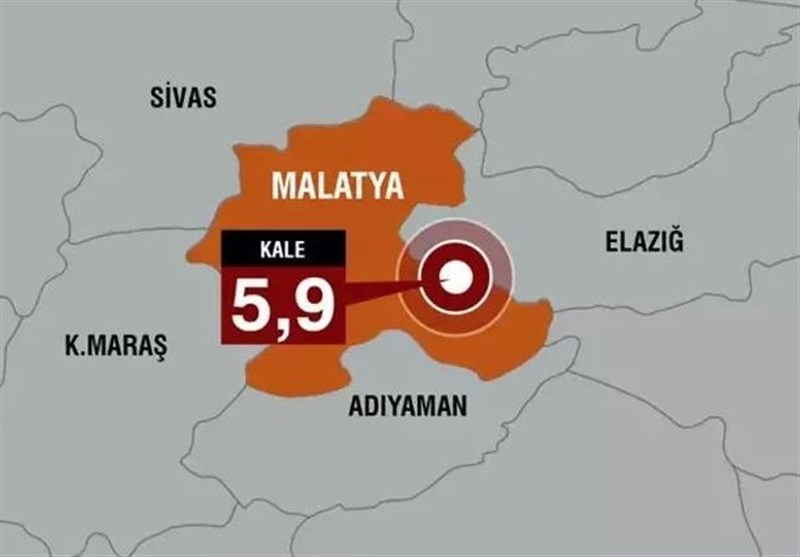 زلزله 6.1 ریشتری در جنوب شرق ترکیه
