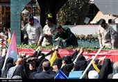 آیین تشییع پیکرشهید سردار عباس نیلفروشان در مشهد