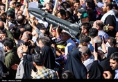 مراسم تشییع پیکر شهید سردار عباس نیلفروشان در اصفهان