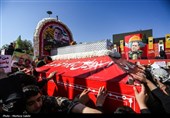 مراسم تشییع پیکر شهید سردار عباس نیلفروشان در اصفهان