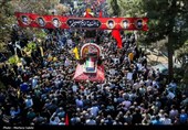 مراسم تشییع پیکر شهید سردار عباس نیلفروشان در اصفهان