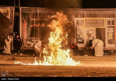 رزمایش رزمی هنری در راه قله - لامرد